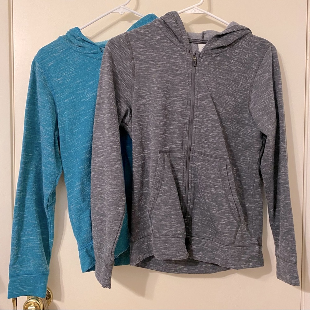 2 Kid’s Large Hooded Zip-Up Jackets